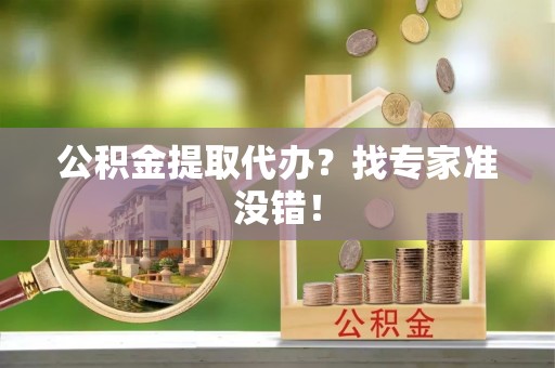 东凤公积金提取代办？找专家准没错！