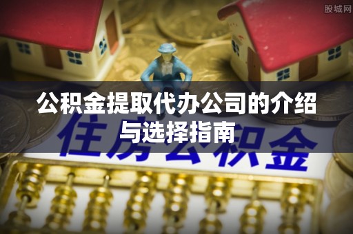 东凤公积金提取代办公司的介绍与选择指南